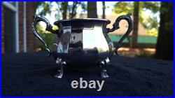 Elegant Vintage Silver-Plate Tea Service 4 Pieces Wm Rogers