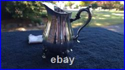 Elegant Vintage Silver-Plate Tea Service 4 Pieces Wm Rogers