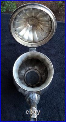 Elegant Vintage Silver-Plate Tea Service 4 Pieces Wm Rogers