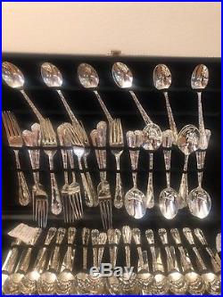 Enchanted Rose service set WM Rogers and son silver plate