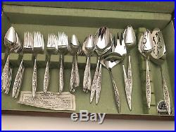 Esperanto by 1847 Rogers Bros. Service for 12 of Vintage Silverplated Flatware