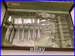 Esperanto by 1847 Rogers Bros. Service for 12 of Vintage Silverplated Flatware