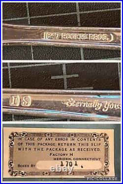 Eternally Yours 1847 Rogers Bros Silverware Set in Original Box