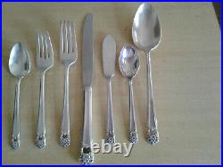Eternally Yours 1941 By 1847 Rogers Bros Silverplate Flatware Service For 8-52pc
