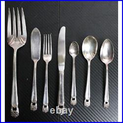 Eternally Yours 64 Pc. Flatware Set 1847 Rogers Bros Silverplated