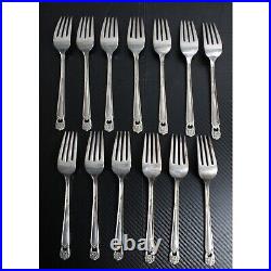 Eternally Yours 64 Pc. Flatware Set 1847 Rogers Bros Silverplated