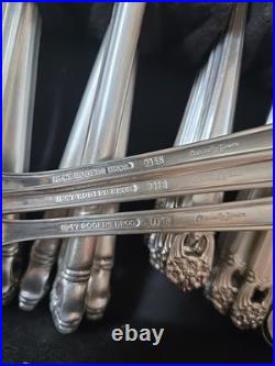 Eternally Yours 75 Pc. Flatware Set 1847 Rogers Bros HEAVILY SILVER PLATE