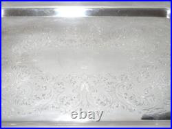 FB Rogers 1883 Silver on Copper 6-pc Tea Service Set Large Butler Tray EXC Cond FB Rogers 1883 Silver on Copper 6-pc Tea Service Set Large Butler Tray EXC Cond