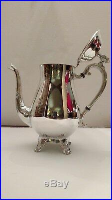 FB Rogers 5 Piece Silver Plated Coffee, Tea, Creamer, Sugar and Tray Set