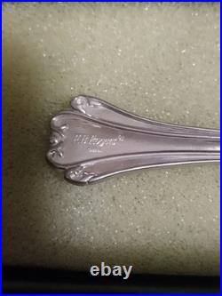 FB Rogers American Chippendale Flatware Silver Plate (77) Pieces + Case