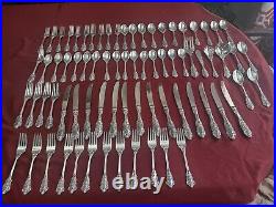 FB Rogers China Grande Antique Vintage Flatware 75 Piece Lot