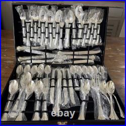 FB Rogers Chippendale Large Flatware Set Mostly Unopened In Plastic 50+ Pc Set