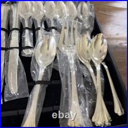 FB Rogers Chippendale Large Flatware Set Mostly Unopened In Plastic 50+ Pc Set