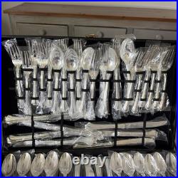 FB Rogers Chippendale Large Flatware Set Mostly Unopened In Plastic 50+ Pc Set