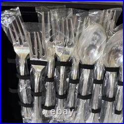 FB Rogers Chippendale Large Flatware Set Mostly Unopened In Plastic 50+ Pc Set