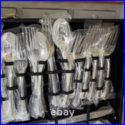 FB Rogers Chippendale Large Flatware Set Mostly Unopened In Plastic 50+ Pc Set