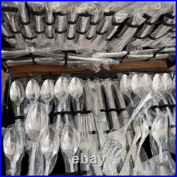 FB Rogers Chippendale Large Flatware Set Mostly Unopened In Plastic 50+ Pc Set