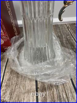 FB Rogers Company ITALY Silver Plate and Glass 2 Qt Chill It Pitcher WithIce Tube