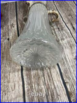 FB Rogers Company ITALY Silver Plate and Glass 2 Qt Chill It Pitcher WithIce Tube