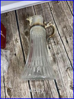 FB Rogers Company ITALY Silver Plate and Glass 2 Qt Chill It Pitcher WithIce Tube