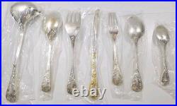 FB Rogers GOLDEN OLD VIENNA Silver Plate Gold Accent Silverware Flatware NEW