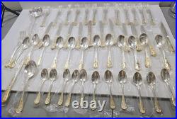 FB Rogers GOLDEN OLD VIENNA Silver Plate Gold Accent Silverware Flatware NEW