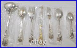 FB Rogers GOLDEN OLD VIENNA Silver Plate Gold Accent Silverware Flatware NEW
