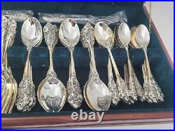 FB Rogers Grand Antique Flatware Service For 16 With Extras