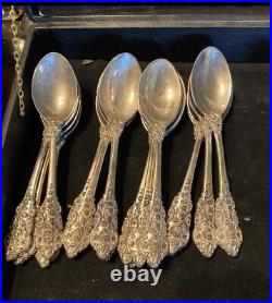 FB Rogers Grand Antique Rose pattern-flatware 101 Pcs Withcase