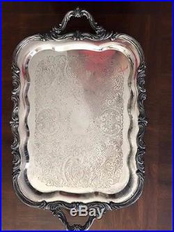FB Rogers Silver Co Butler Tray #2354-Vintage