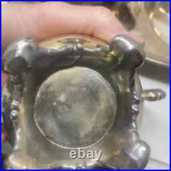 FB Rogers Silver Plate Co 4 Piece Coffee & Tea Set with Sugar & Large 18 X 14