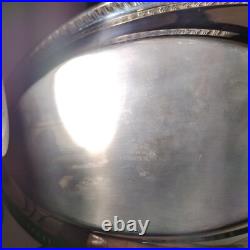 FB Rogers Silver co Bread Plate 12.5 x 6.75 x 1.75 vintage crown serving dish