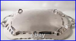 FB Rogers Vintage Silver Plate Victorian Revival 25 Footed Butler's Tray