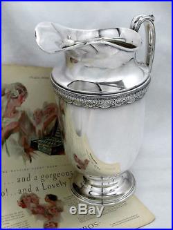 FIRST LOVE 1847 ROGERS ART DECO c. 1937 WATER PITCHER 95oz
