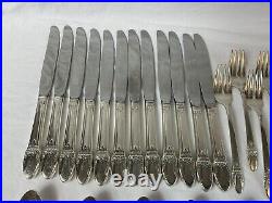 FIRST LOVE Silverplate 11+ Place Settings Rogers 1847 Flatware SET OF 76 PIECES
