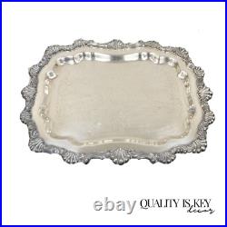 F. B. Rogers 6720 Victorian Style Silver Plated Small Serving Dish Platter