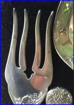 F. B. Rogers China Silver Plated Flatware Set 64 PC French Rose