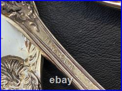 F. B. Rogers French Rose silverplate flatware set 64 pieces fork spoon knife +