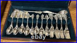 F. B. Rogers SILVER Plated 68 Piece Set With Case
