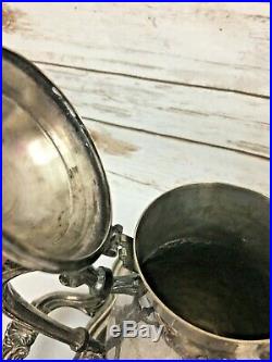 F. B Rogers Silver Co 1883 Silverplate 8 Pc Coffee Tea Service Set