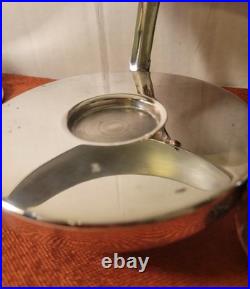 F. B. Rogers Silver Co Silver Plate Chafing Dish Warmer with Lid & Glass Insert