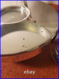F. B. Rogers Silver Co Silver Plate Chafing Dish Warmer with Lid & Glass Insert