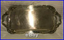 F. B. Rogers Silver Co Silverplate Serving Tray Platter Vintage Plate Antique