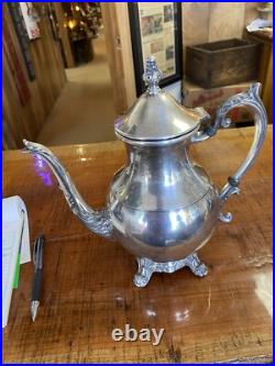 F. B. Rogers Silver Plate Coffee Tea Pot F. B. Rogers Silver Plate Coffee Tea Pot
