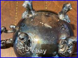 F. B. Rogers Silver Plate Tea Set With Tray