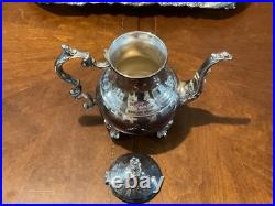 F. B. Rogers Silver Plate Tea Set With Tray