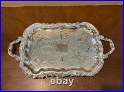 F. B. Rogers Silver Plate Tea Set With Tray