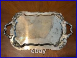 F. B. Rogers Silver Plate Tea Set With Tray