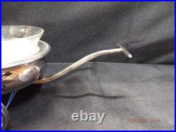 F. B. Rogers Silver plate #517 Wagon Condiment Server/Wine Bottle Coasters-C363