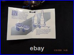 F. B. Rogers Silver plate #517 Wagon Condiment Server/Wine Bottle Coasters-C363
